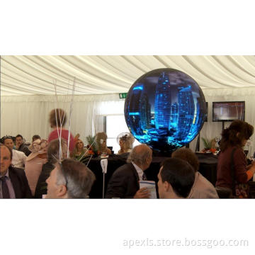 P7.625 1.8m diameter Indoor sphere led display